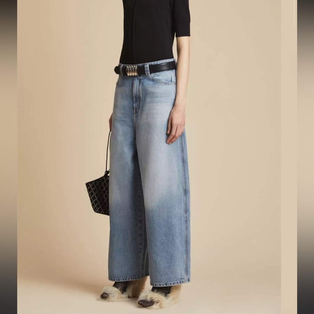 Khaite Rapton Oversize Baggy Jeans size 27